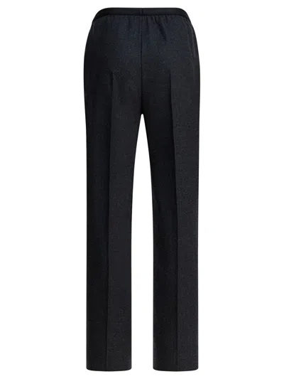 Maison Margiela Straight-leg Pants In Wool In Black