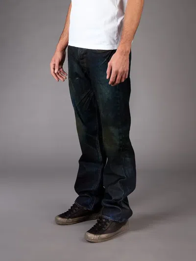 Prps Wide Leg Trouser In Blue