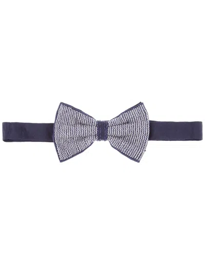 Jupe Silk Bow Tie In Purple
