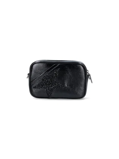 Golden Goose 'star' Mini Crossbody Bag In Black