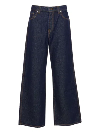 Khaite Wide-leg Jeans In Multi