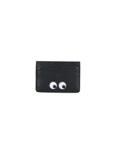 Anya Hindmarch "eyes" Card Holder In Black