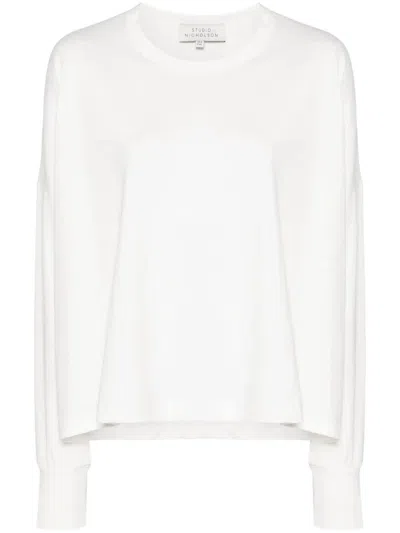 Studio Nicholson Loop Womens Long Sleeve T-shirt In Multi