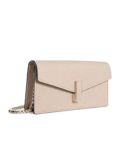 Valextra Rectangular Shoulder Bag In Neutral