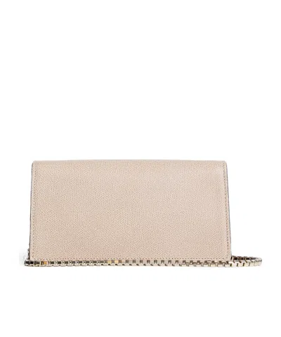 Valextra Rectangular Shoulder Bag In Neutral