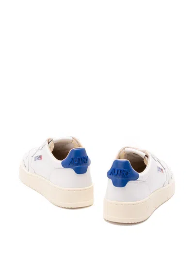 Autry Floating Dreams Leather Sneakers In White