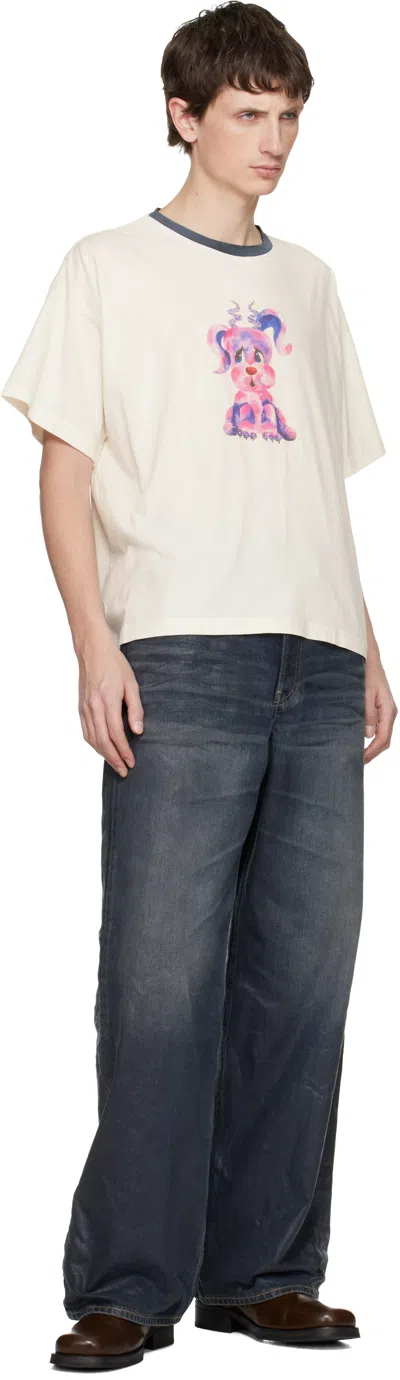 We11 Done Off-white Monster T-shirt In White