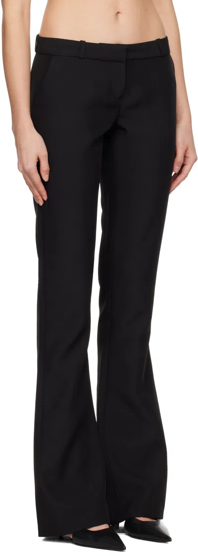 Coperni Black Low Waisted Trousers In Black