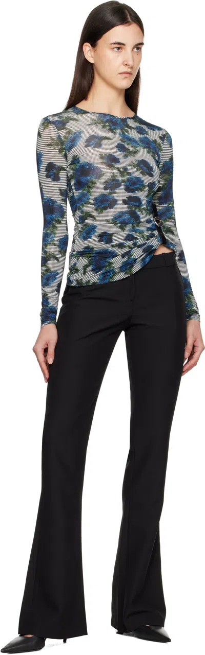 Coperni Black Low Waisted Trousers In Black