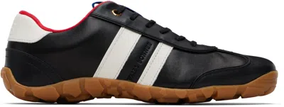 Wales Bonner Black Cadence Sneakers In Animal Print