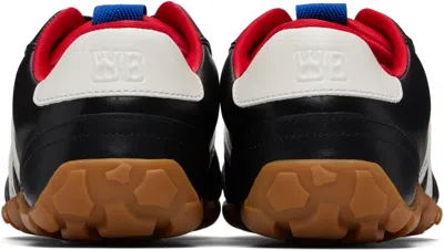 Wales Bonner Black Cadence Sneakers In Animal Print