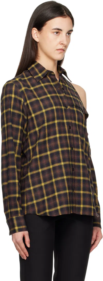 Coperni Cutout Shirt In Brown