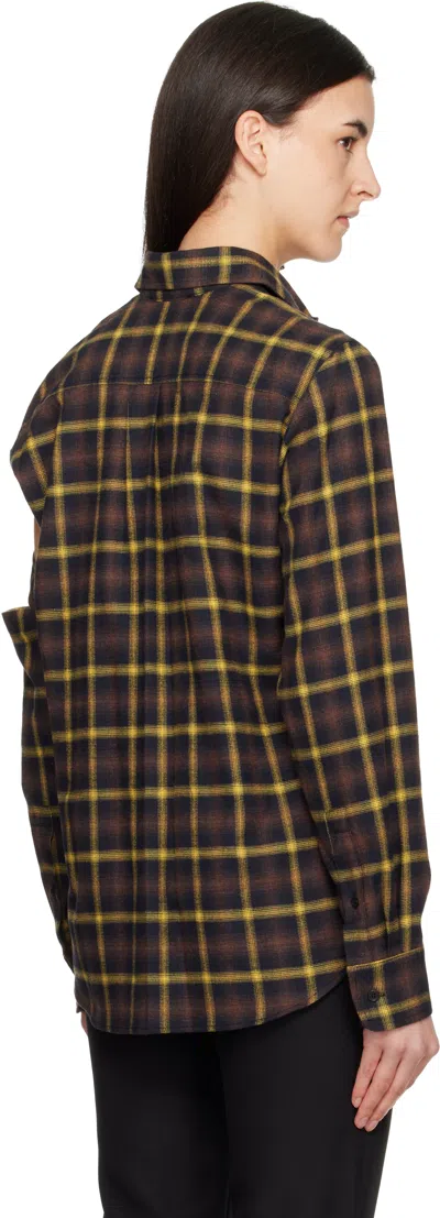 Coperni Cutout Shirt In Brown