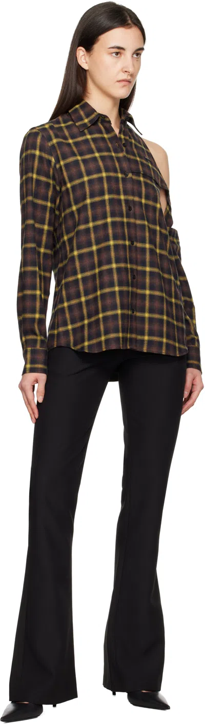 Coperni Cutout Shirt In Brown