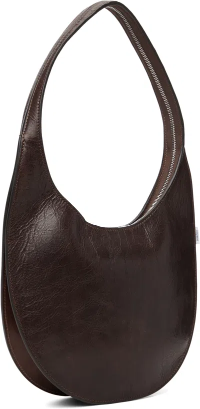 Coperni Brown Medium Soft Swipe Bag In Brown