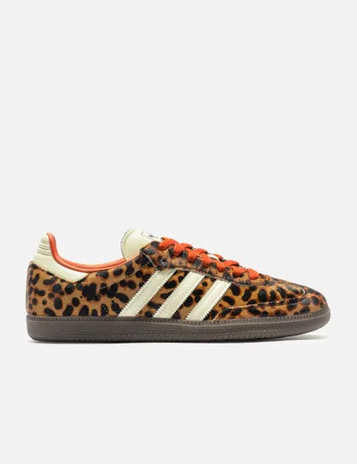 Adidas Originals Celine Low Lace-up Sneakers With Triomphe In Animal Print