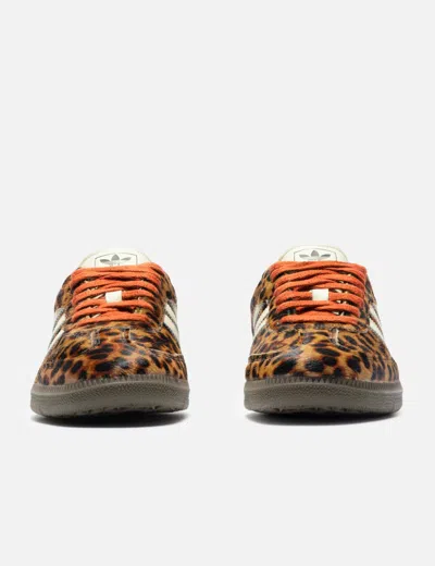 Adidas Originals Celine Low Lace-up Sneakers With Triomphe In Animal Print