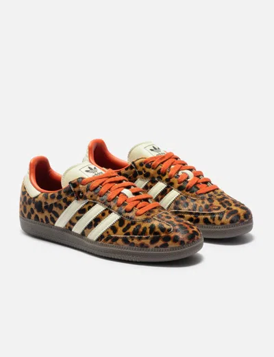 Adidas Originals Celine Low Lace-up Sneakers With Triomphe In Animal Print