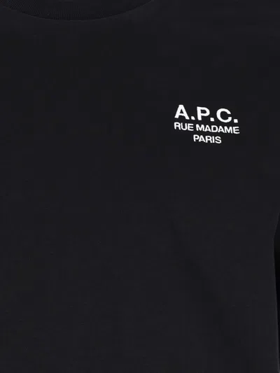 Apc A.p.c. T-shirts And Polos In Black