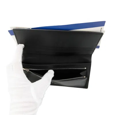 Pre-owned Balenciaga Black Bordeaux Leather Coin Purse/coin Case () In Multi