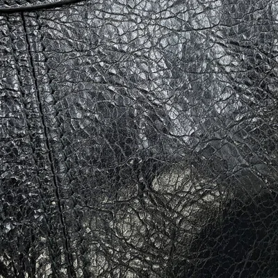 Pre-owned Balenciaga Black Leather Pouch Shoulder Bag ()