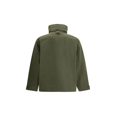 Barbour Green Polyester Shell Men's Jacket In Green