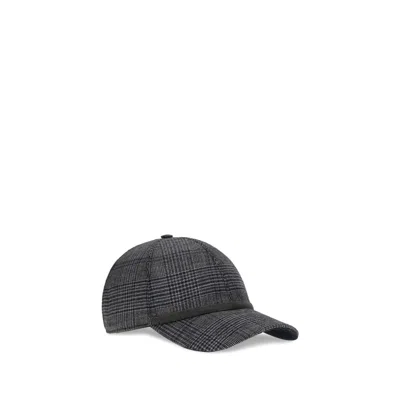 Brunello Cucinelli Gray Fleece Wool Cap (baseball Women's Hat) In Gray