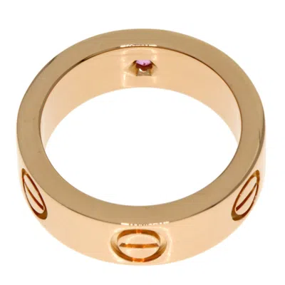 Pre-owned Cartier Pink Gold Pink Gold (18k) Band Ring ()