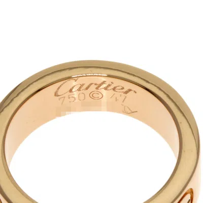 Pre-owned Cartier Pink Gold Pink Gold (18k) Band Ring ()