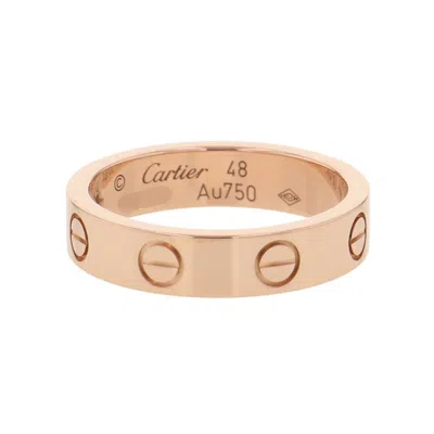 Pre-owned Cartier Pink Gold Pink Gold (18k) Band Ring ()