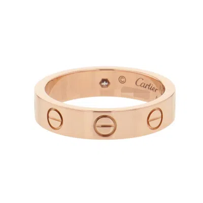 Pre-owned Cartier Pink Gold Pink Gold (18k) Band Ring ()