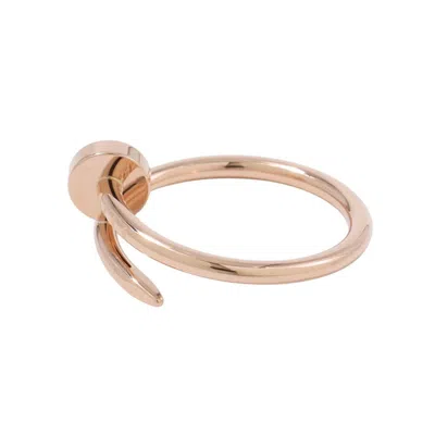 Pre-owned Cartier Pink Gold Pink Gold (18k) Band Ring ()