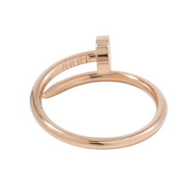 Pre-owned Cartier Pink Gold Pink Gold (18k) Band Ring ()
