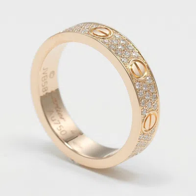 Pre-owned Cartier Pink Gold Pink Gold (18k) Band Ring ()