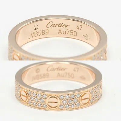 Pre-owned Cartier Pink Gold Pink Gold (18k) Band Ring ()