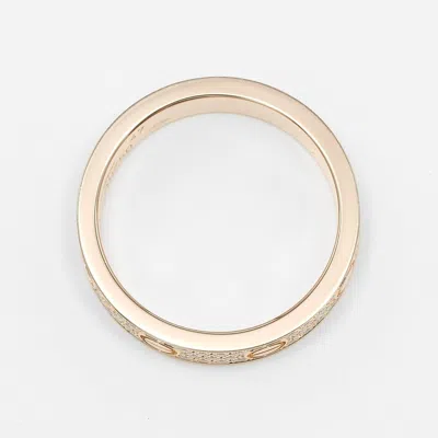 Pre-owned Cartier Pink Gold Pink Gold (18k) Band Ring ()