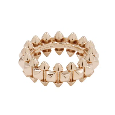 Pre-owned Cartier Pink Pink Gold (18k) Band Ring ()