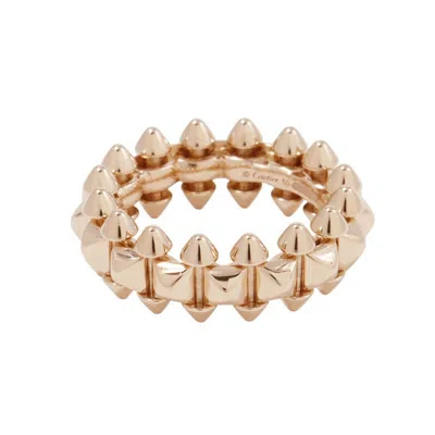 Pre-owned Cartier Pink Pink Gold (18k) Band Ring ()