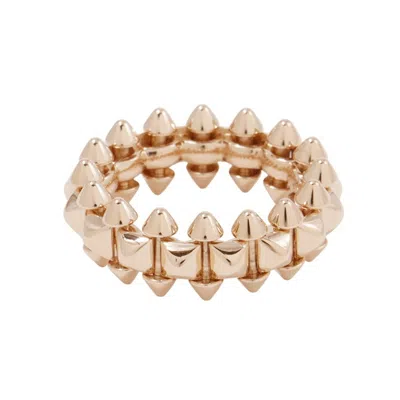 Pre-owned Cartier Pink Pink Gold (18k) Band Ring ()