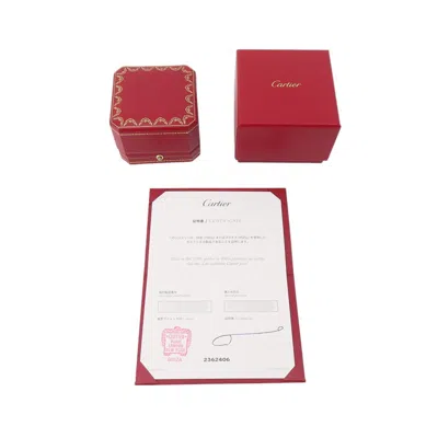 Pre-owned Cartier Pink Pink Gold (18k) Band Ring ()