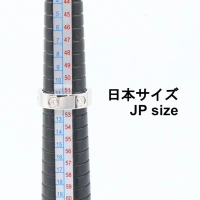 Pre-owned Cartier Silver Clear White Gold (18k) Band Ring ()