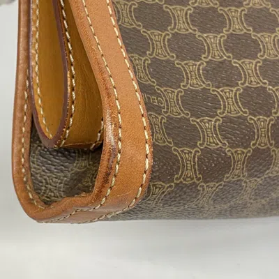Pre-owned Celine Brown Pvc Clutch Bag ()