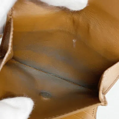 Pre-owned Celine Brown Pvc Wallet (tri-fold) ()