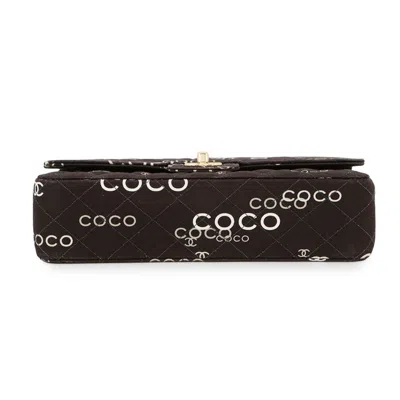 Pre-owned Chanel Black Canvas Shoulder Bag ()