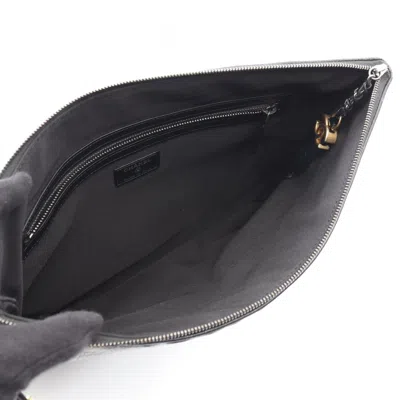 Pre-owned Chanel Black Leather Clutch Bag ()