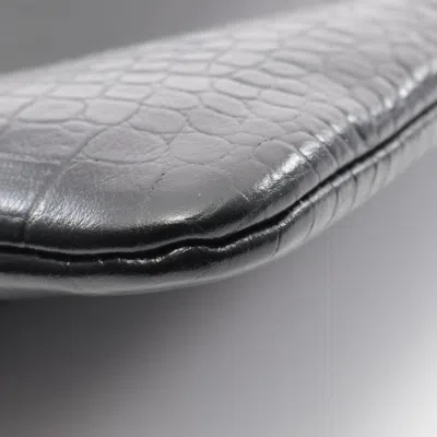 Pre-owned Chanel Black Leather Clutch Bag ()