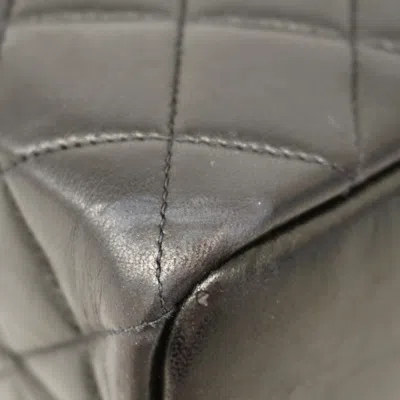 Pre-owned Chanel Black Leather Tote Bag ()