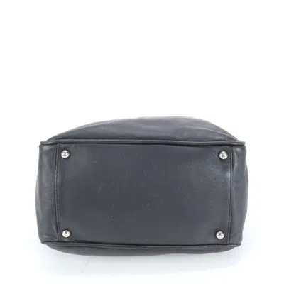 Pre-owned Chanel Black Leather Tote Bag ()