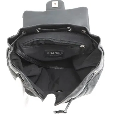 Pre-owned Chanel Black Multi-color Leather Backpack ()