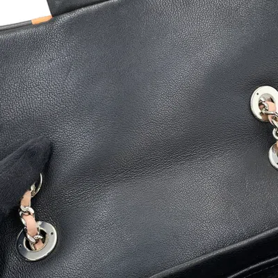 Pre-owned Chanel Black Multi-color Leather Backpack ()